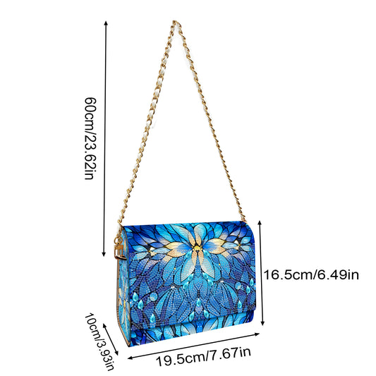 DIY Diamond Art Wooden Coin Pouch 5D Diamond Painting Crystal Rhinestone Purse