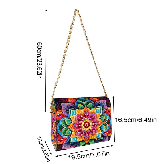 DIY Diamond Art Wooden Coin Pouch 5D Diamond Painting Crystal Rhinestone Purse