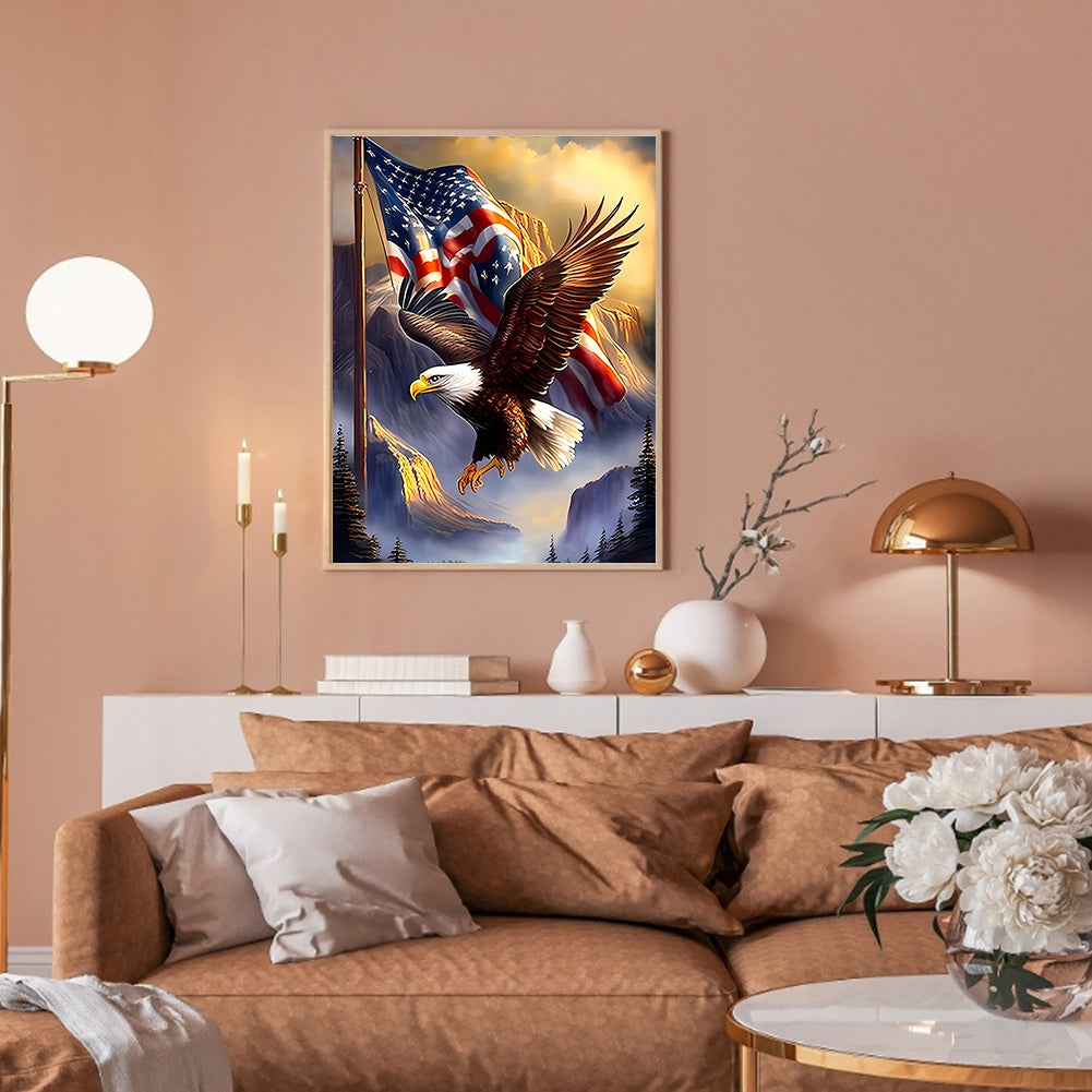 Eagle - Full Round Drill Diamond Painting 30*40CM