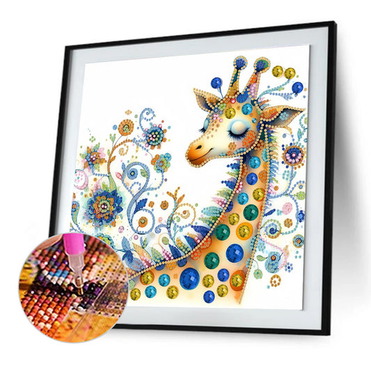 Giraffe - Special Shaped Drill Diamond Painting 30*30CM