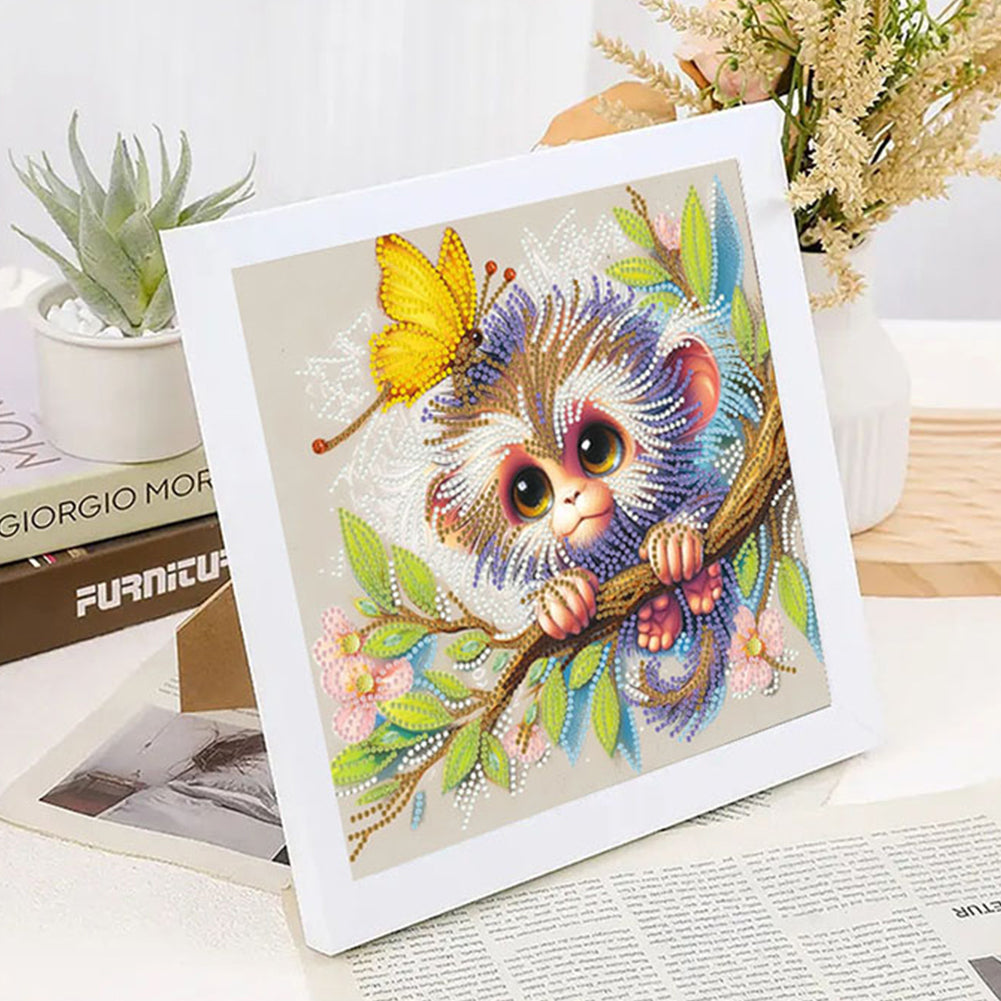 Monkey - Special Shaped Drill Diamond Painting 30*30CM