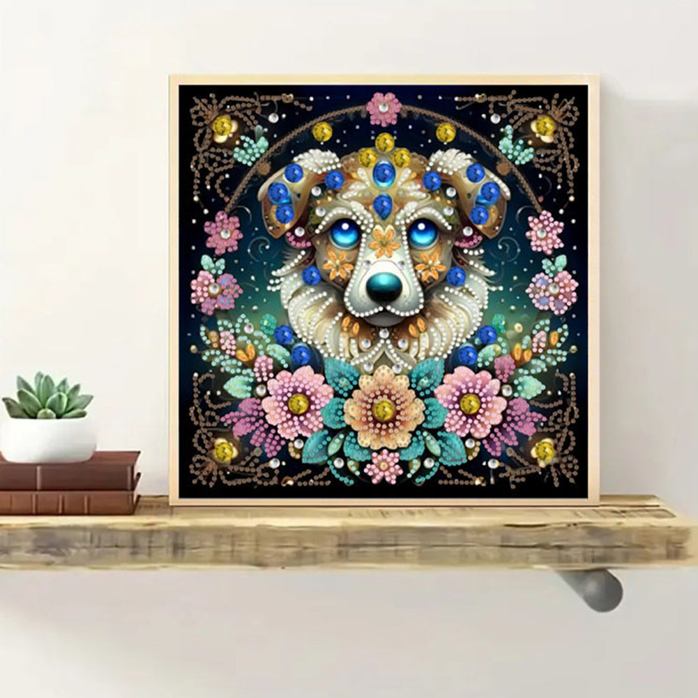 Dog - Special Shaped Drill Diamond Painting 30*30CM