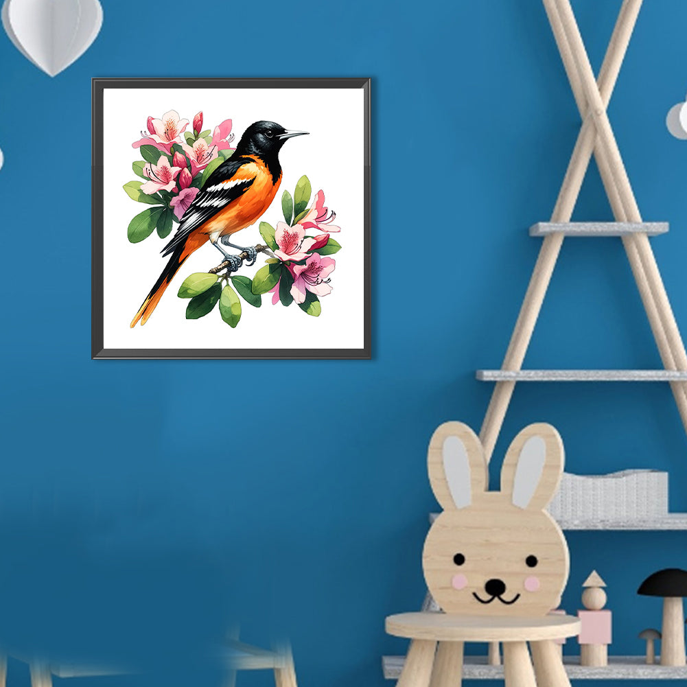 Flowers And Birds - Full Round Drill Diamond Painting 30*30CM