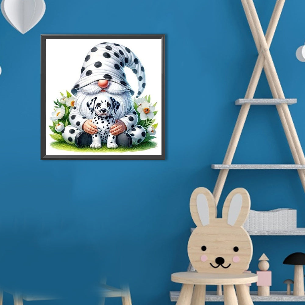 Dalmatian Gnome - Full Round Drill Diamond Painting 30*30CM