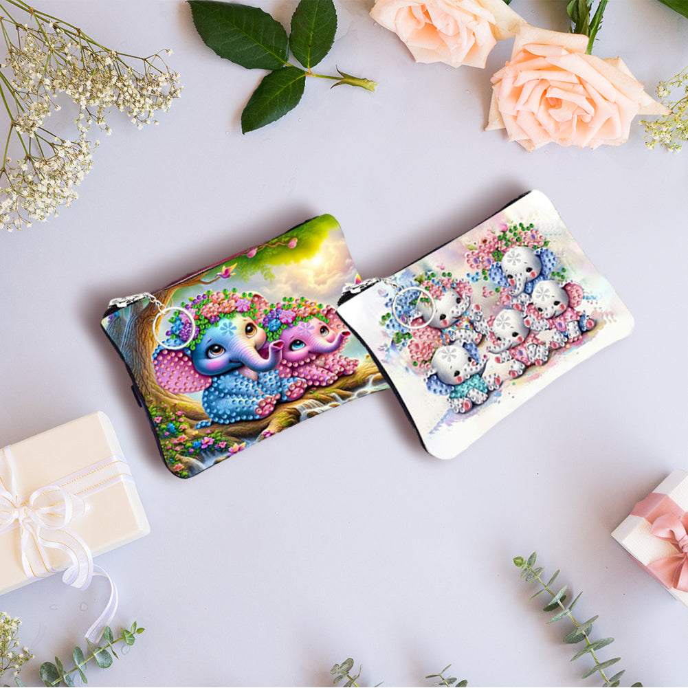 DIY Diamond Art Diamond Dot Diamond Card Pack 5D Diamond Painting Coin Pouch