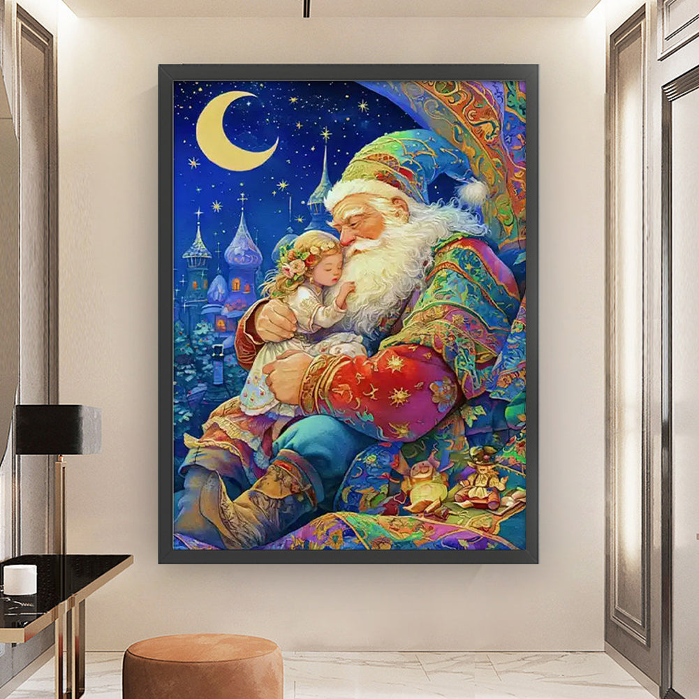 Santa Claus - 11CT Stamped Cross Stitch 50*63CM(Mona Lisa Brand)