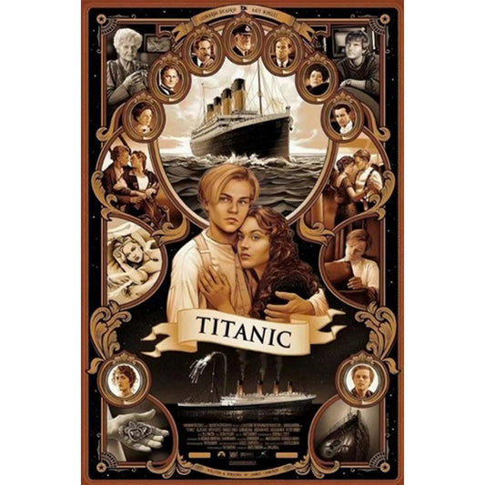 Titanic - Full AB Round Drill Diamond Painting 40*60CM