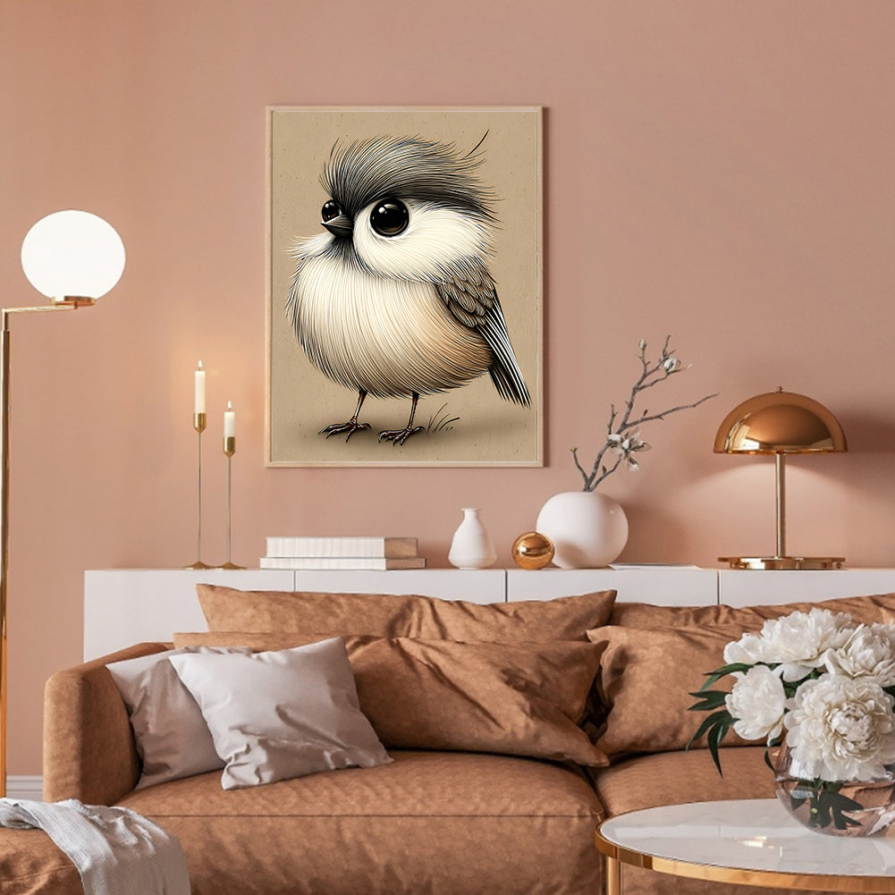 Bird - Full Round Drill Diamond Painting 30*40CM