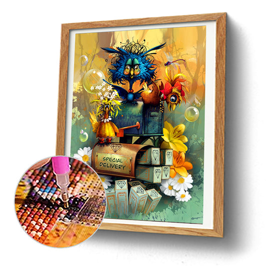 Funny Bird - Full Round Drill Diamond Painting 40*50CM