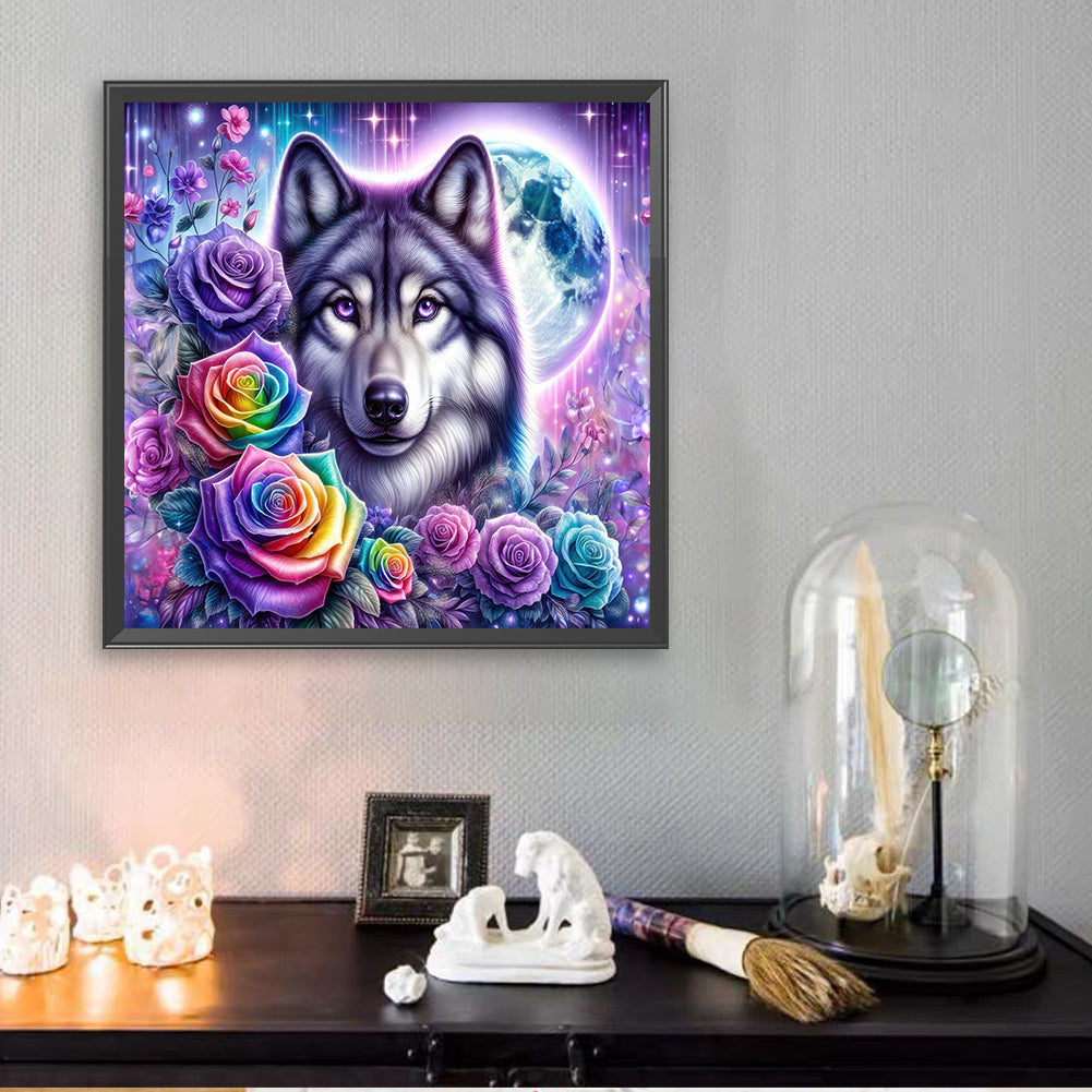 Wolf - Full Square Drill Diamond Painting 30*30CM