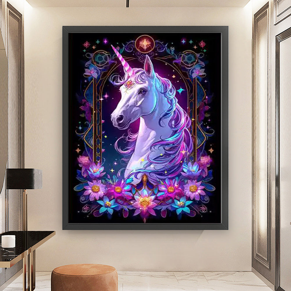 Unicorn - 11CT Stamped Cross Stitch 50*63CM(Mona Lisa Brand)