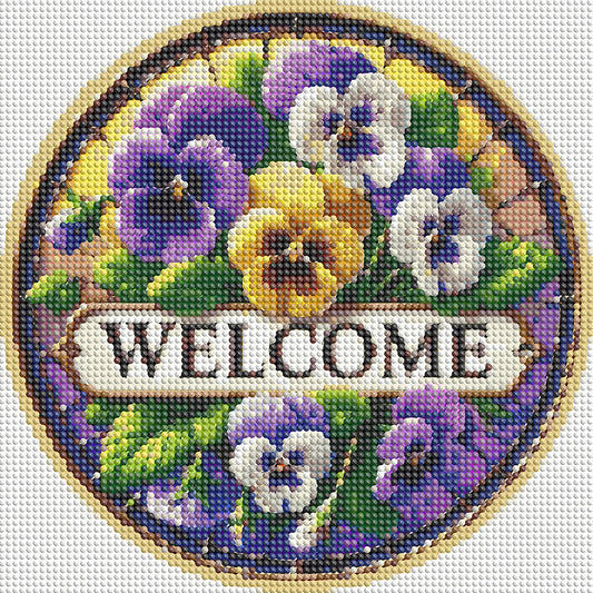 Phalaenopsis Flower Medallion - Full Round Drill Diamond Painting 30*30CM