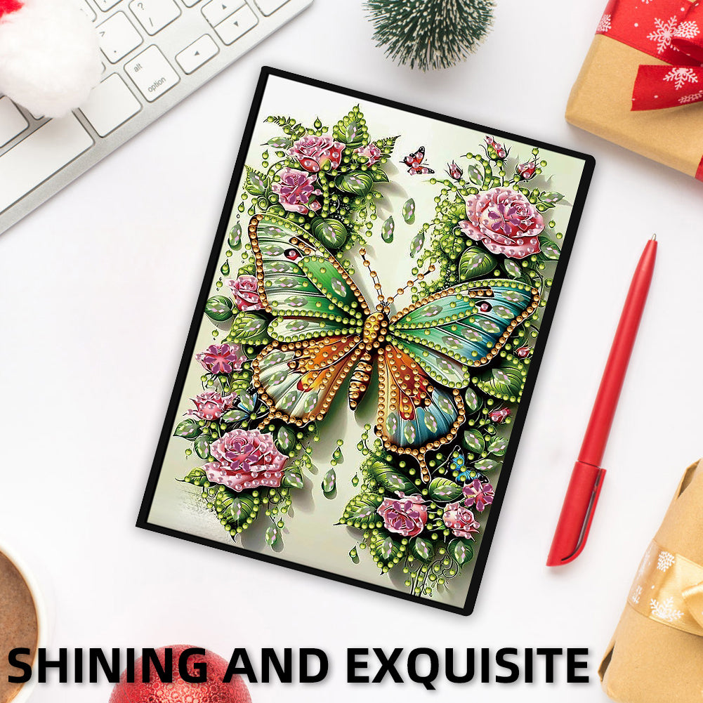 50-Page A5 Size Diamond Painting Notebook for Adults Beginners Holiday Birthday