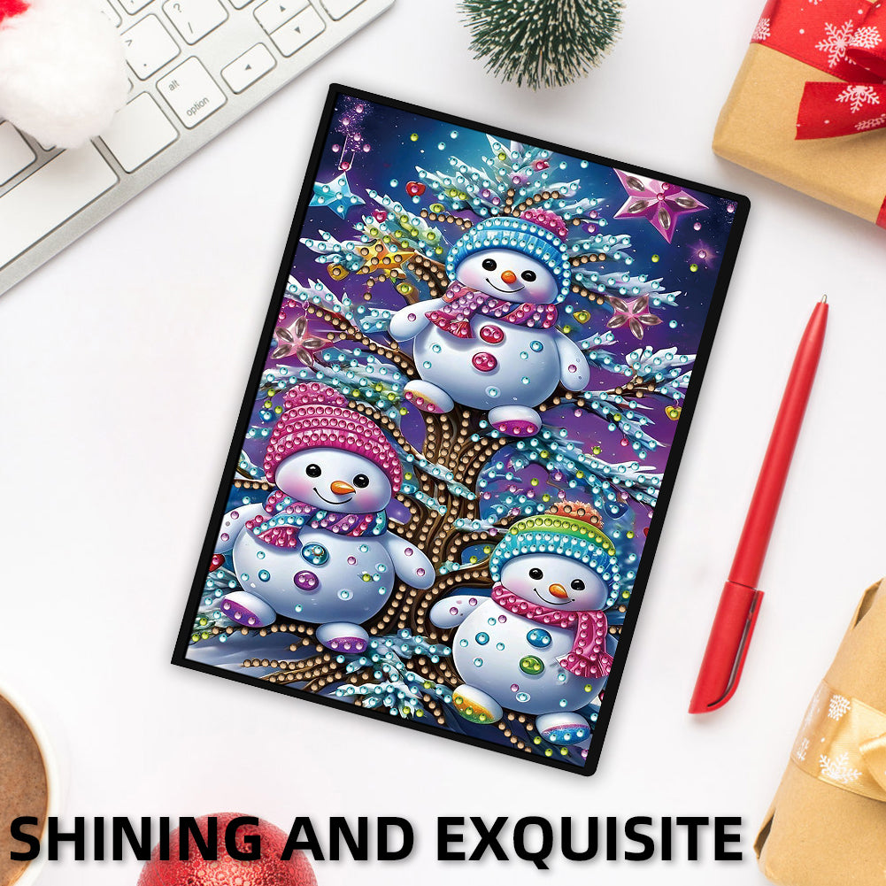 50-Page A5 Size Diamond Painting Notebook for Adults Beginners Holiday Birthday