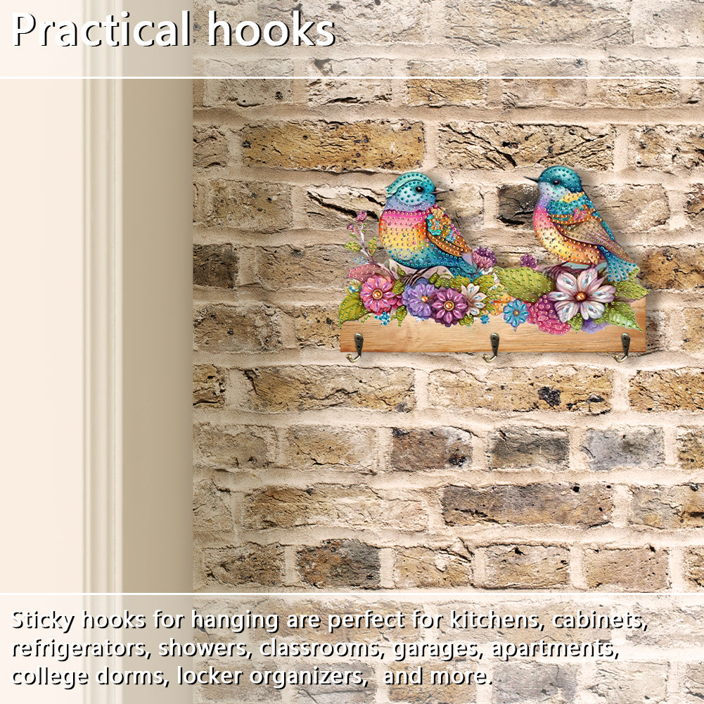 Animal DIY Diamond Painting Hanging Hook No Hole Punching Wall Decoration