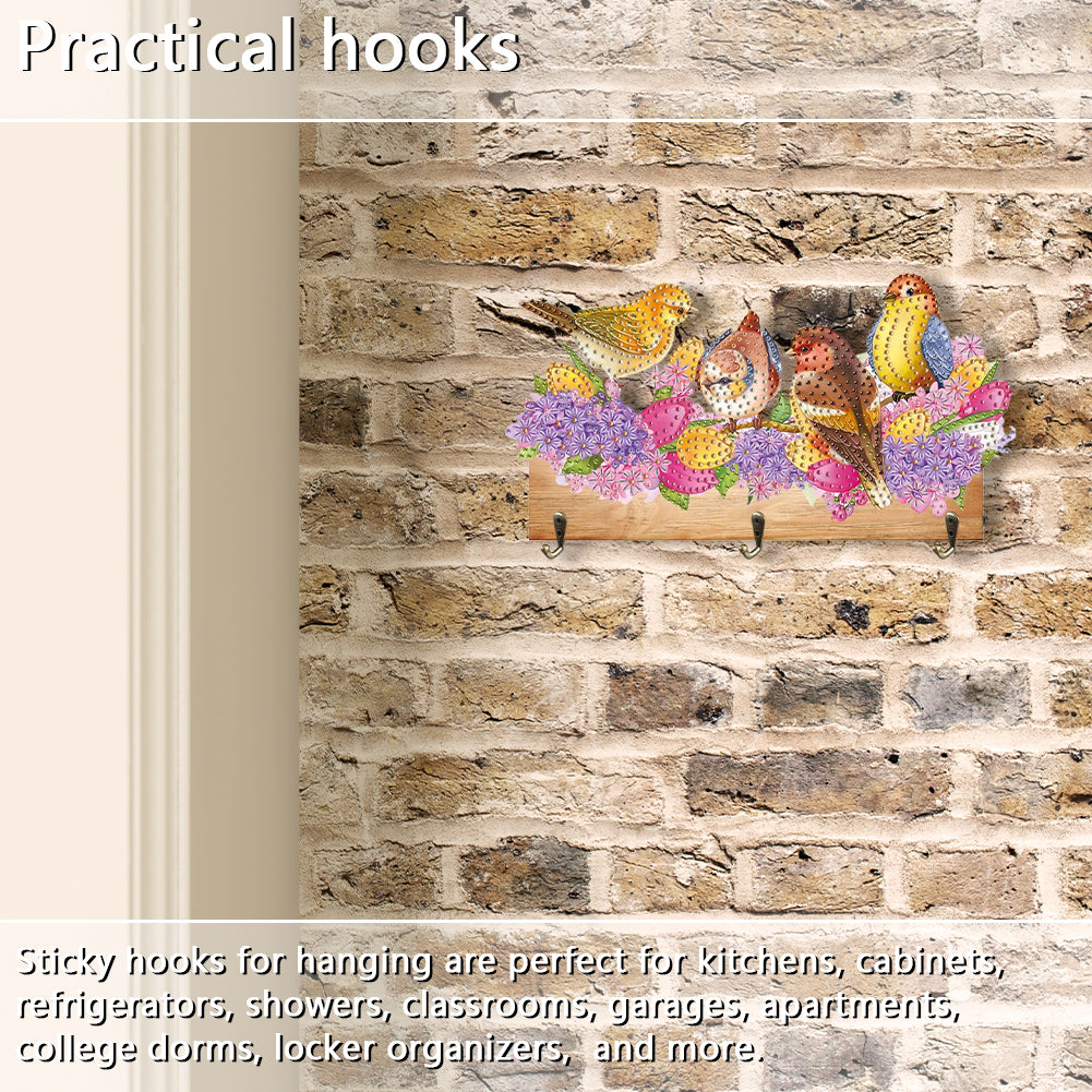 Animal DIY Diamond Painting Hanging Hook No Hole Punching Wall Decoration