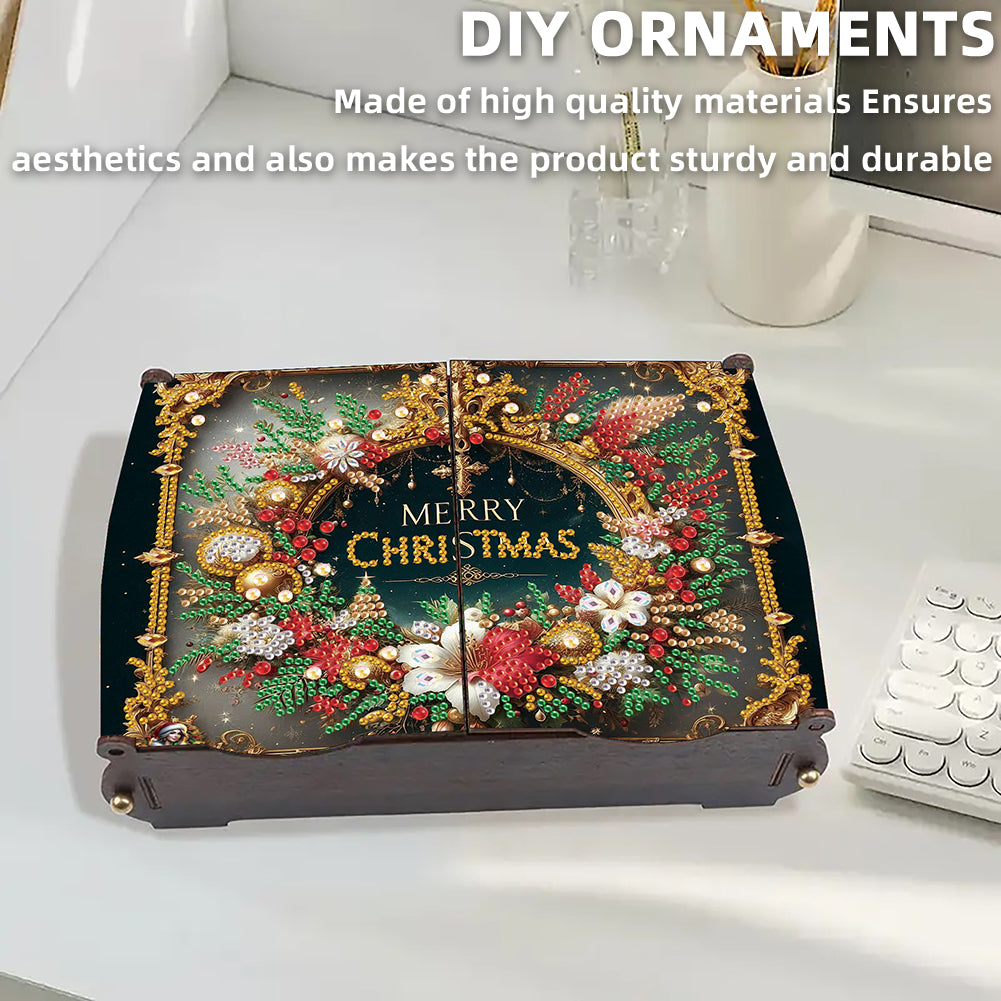 DIY Diamond Painting Handmade Storage Box Rhinestones Decorative Storage Case