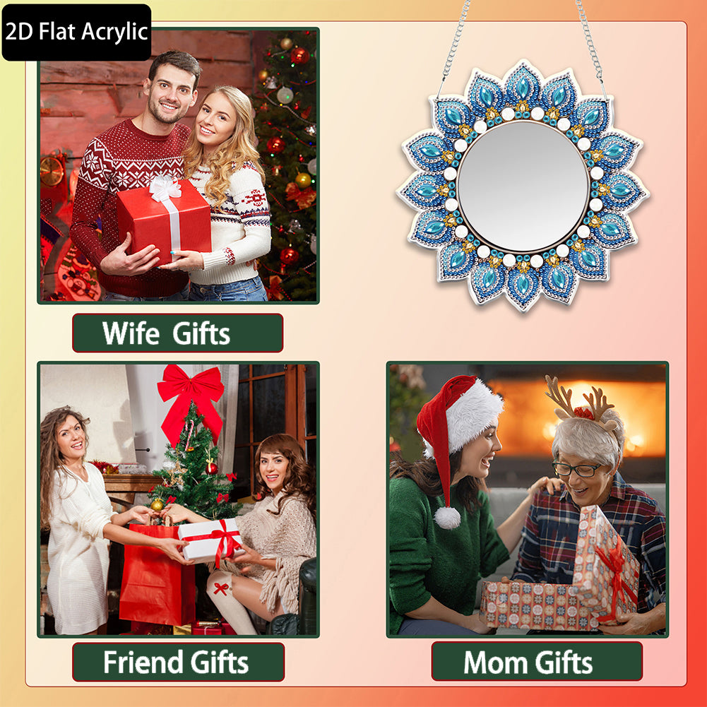 DIY Diamond Painting Mirror Kit Special Shape Mirror DIY Diamond Painting Kit