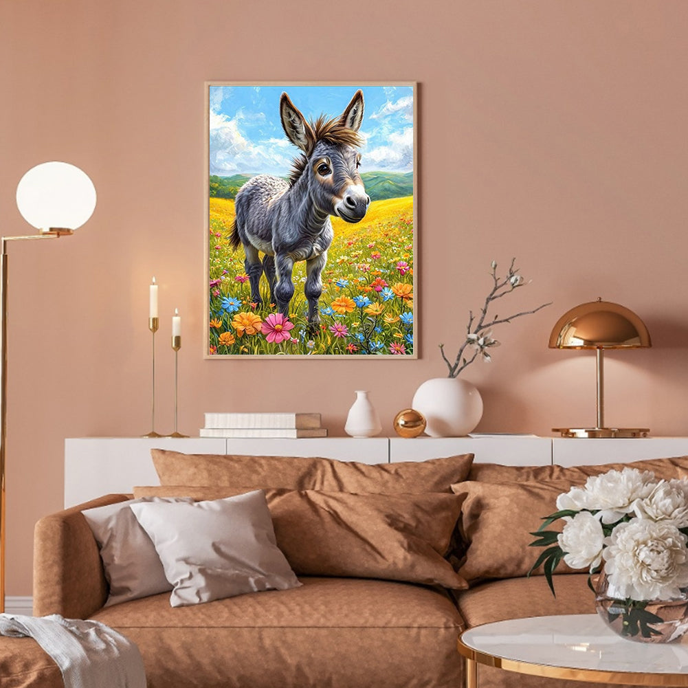 Donkey - Full Round Drill Diamond Painting 30*40CM