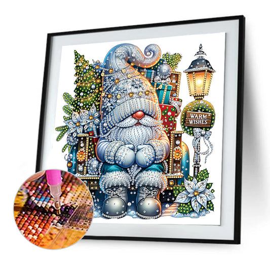 Christmas Gnome - Special Shaped Drill Diamond Painting 30*30CM
