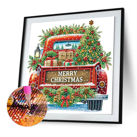 Christmas Car Gift - Special Shaped Drill Diamond Painting 30*30CM