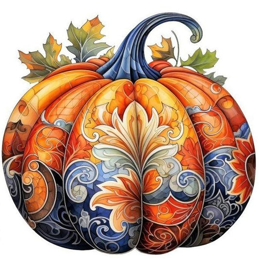 Halloween Pumpkins - 11CT Stamped Cross Stitch 45*45CM