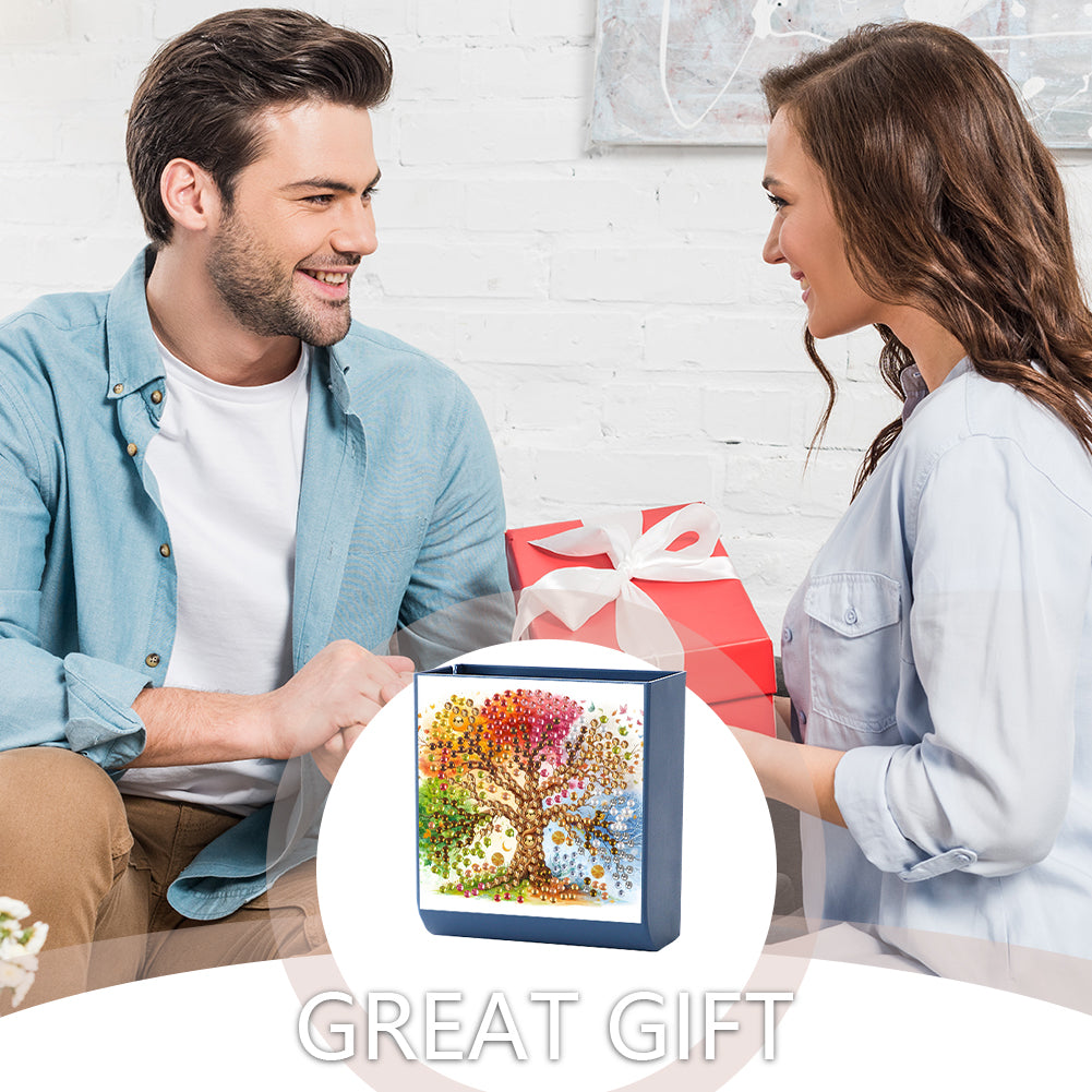 DIY Diamond Painting Kit Wall-Mounted Phone Charging Station for Home Decor