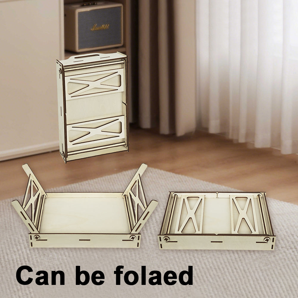 DIY Diamond Painted Dining Plate with Handle Wooden Food Tray Home Decor Gift
