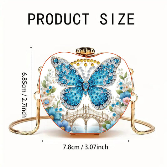 DIY Diamond Painting Shoulder Bag Portable Bag for Coins Lipstick Earphones