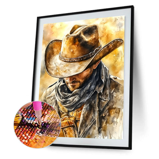 Cowboy - Full Round Drill Diamond Painting 30*40CM