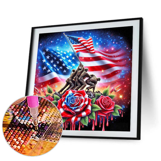 American 250Th Anniversary - Full Round Drill Diamond Painting 40*40CM