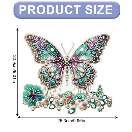 Butterfly 2D Flat DIY Hanging Diamond Art Kits Window Hanging Art for Home Decor