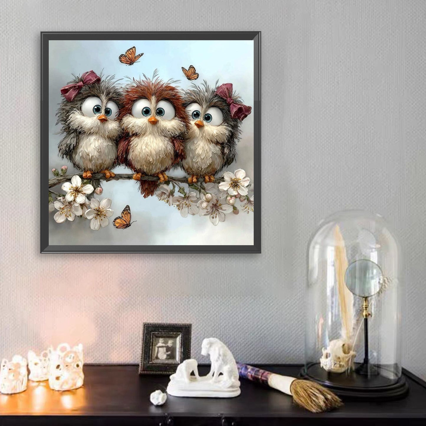 Cute Bird - Full Square Drill Diamond Painting 30*30CM