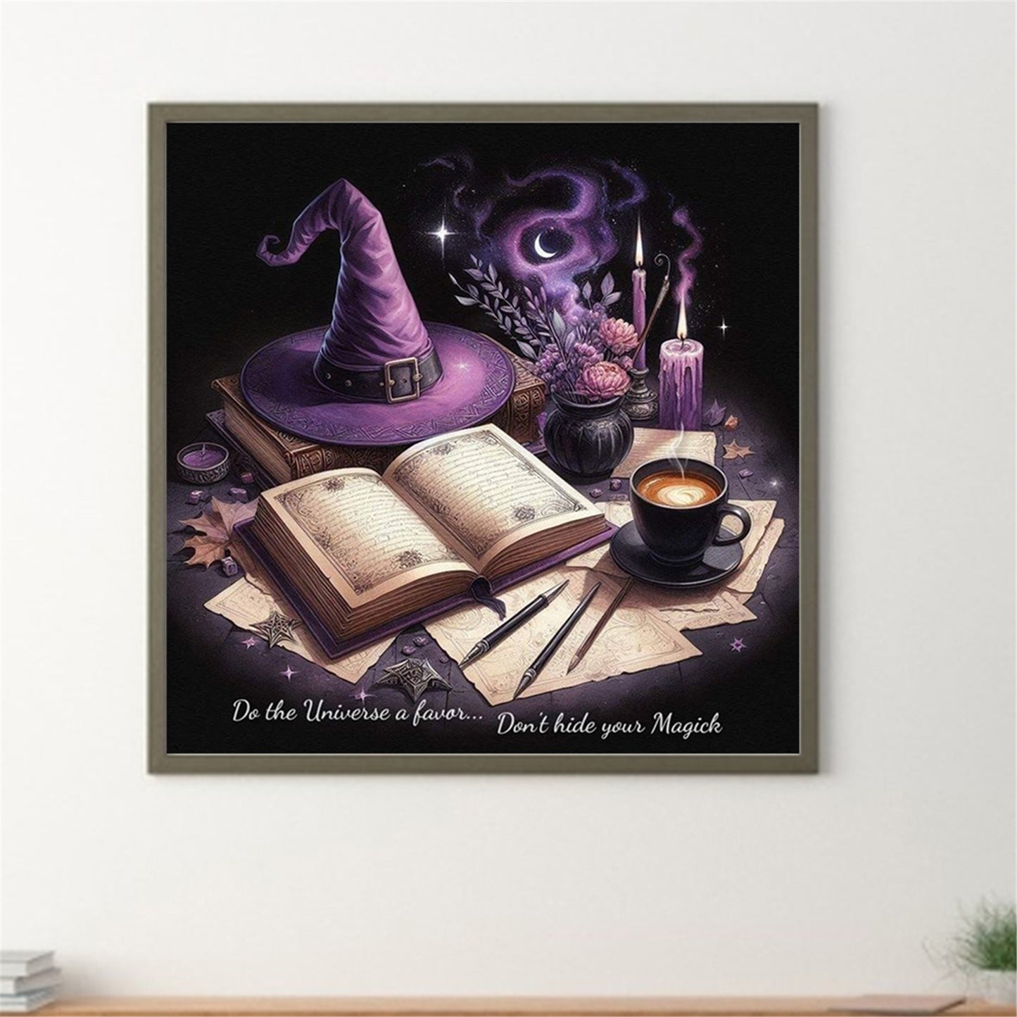 Magic Witch - Full Round Drill Diamond Painting 40*40CM