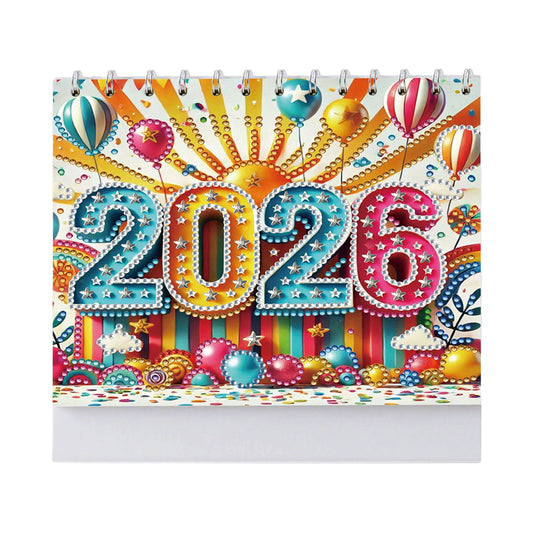 5D/DIY Diamond Painting Calendar Kit Partial Drill Diamond Art Paper Calendar