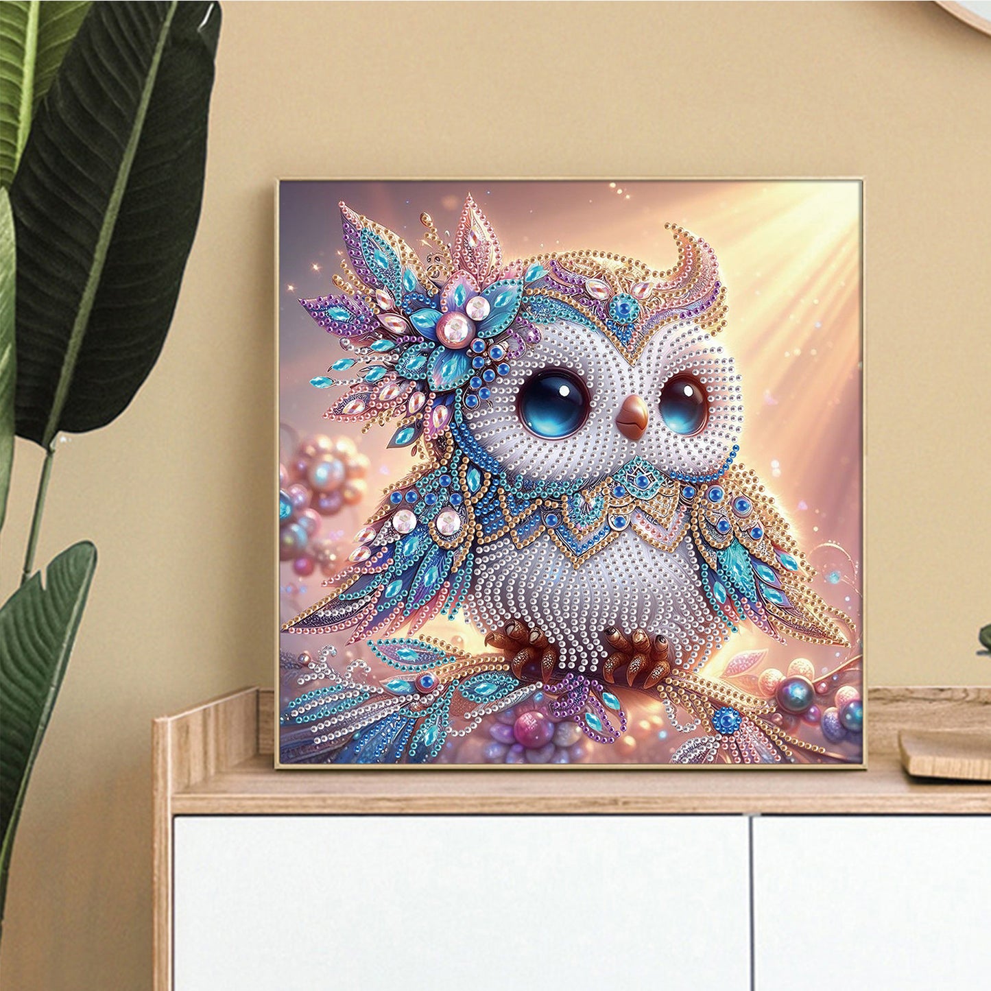 Owl - Special Shaped Drill Diamond Painting 30*30CM