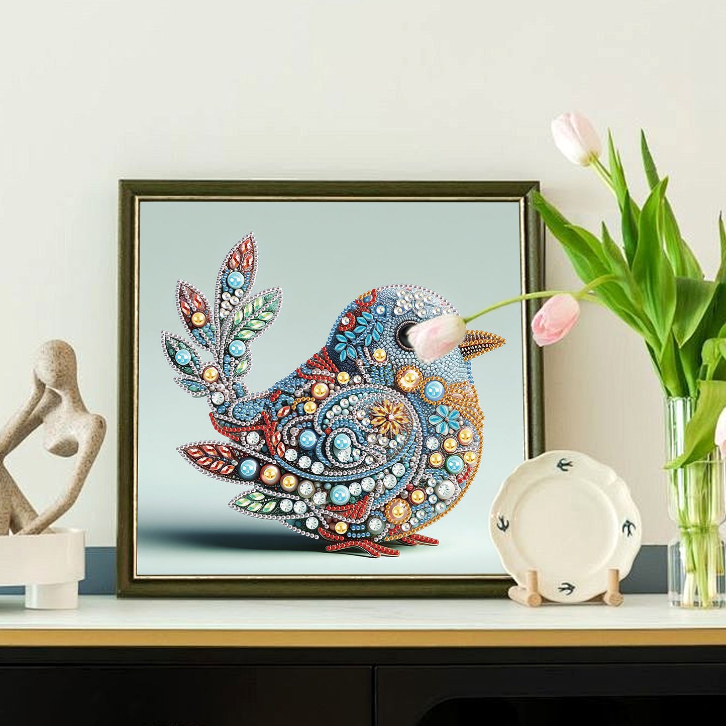 Birds - Special Shaped Drill Diamond Painting 30*30CM