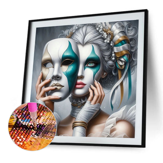 Clown - Full Round Drill Diamond Painting 40*40CM