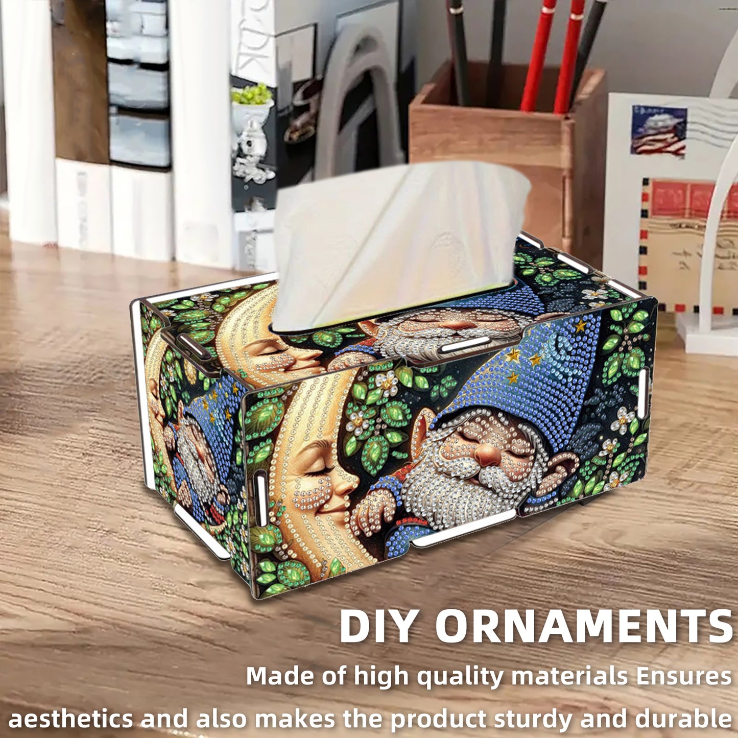 Goblin DIY Diamond Art Paper Towel Holder for Home and Office Decoration