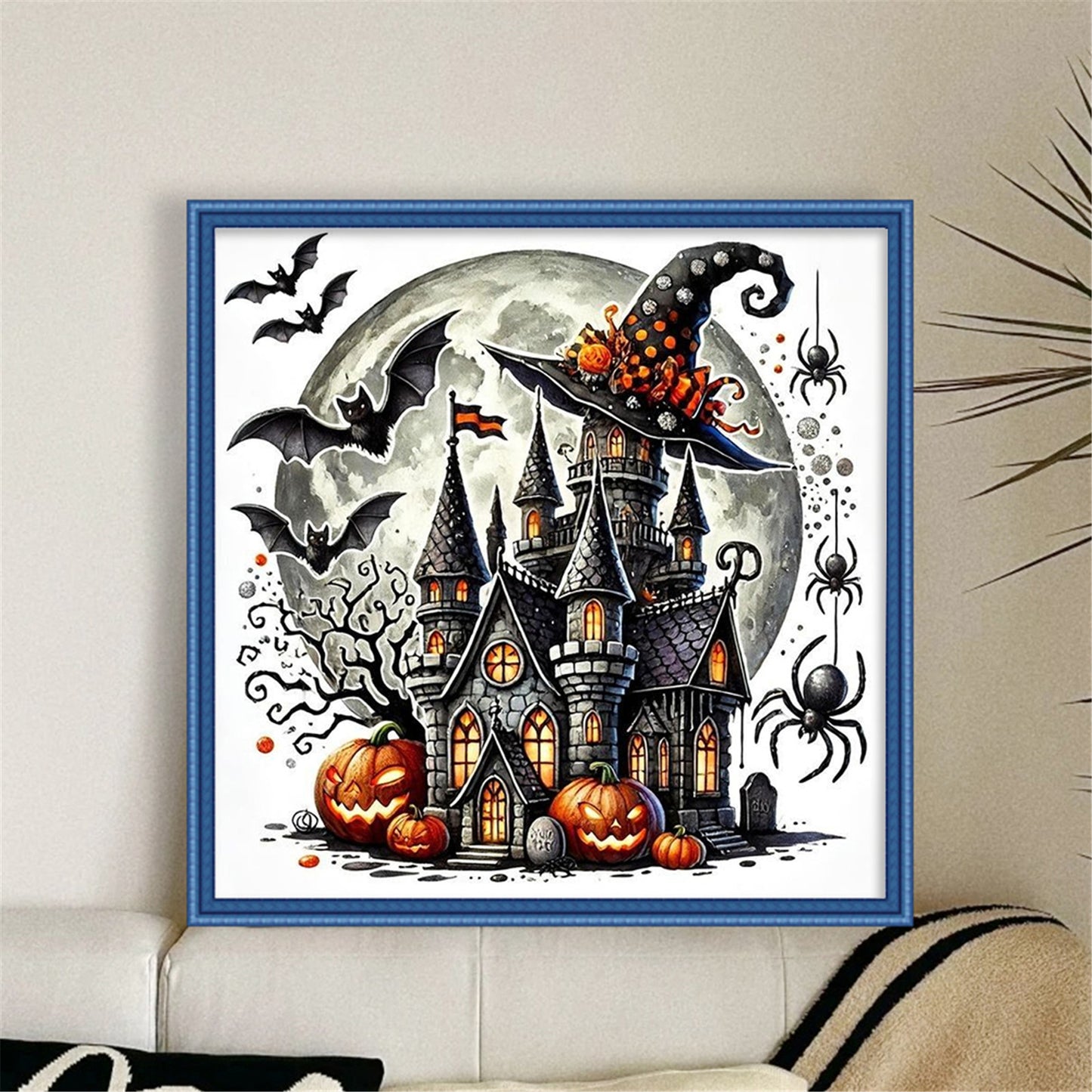 Magic Cottage - 11CT Stamped Cross Stitch 40*40CM
