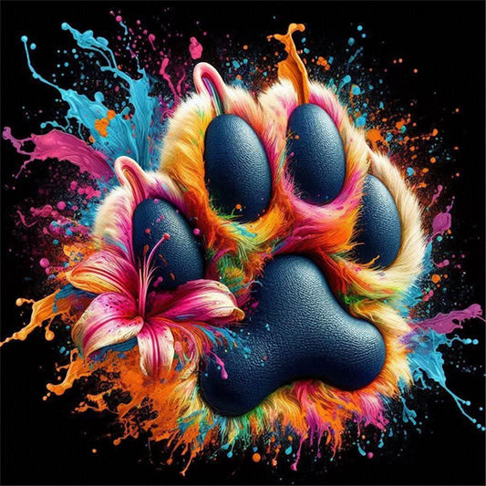 Cat'S Paw - 11CT Stamped Cross Stitch 40*40CM