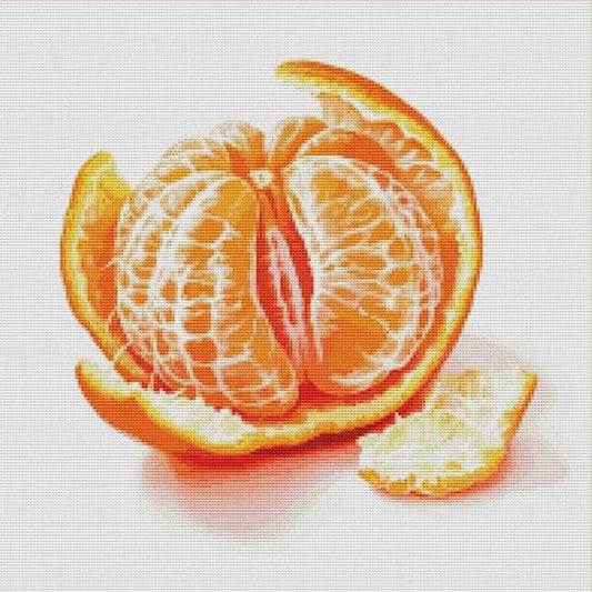 The Great Fortune Series: The Big Orange - 14CT Stamped Cross Stitch 50*50CM (Egyptian cotton)(Fairy Brand)