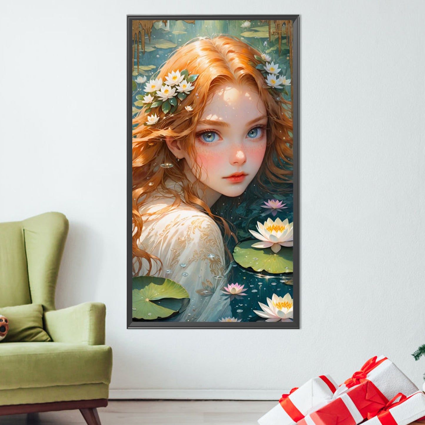 Girl - Partial AB Full Round Drill Diamond Painting 40*75CM