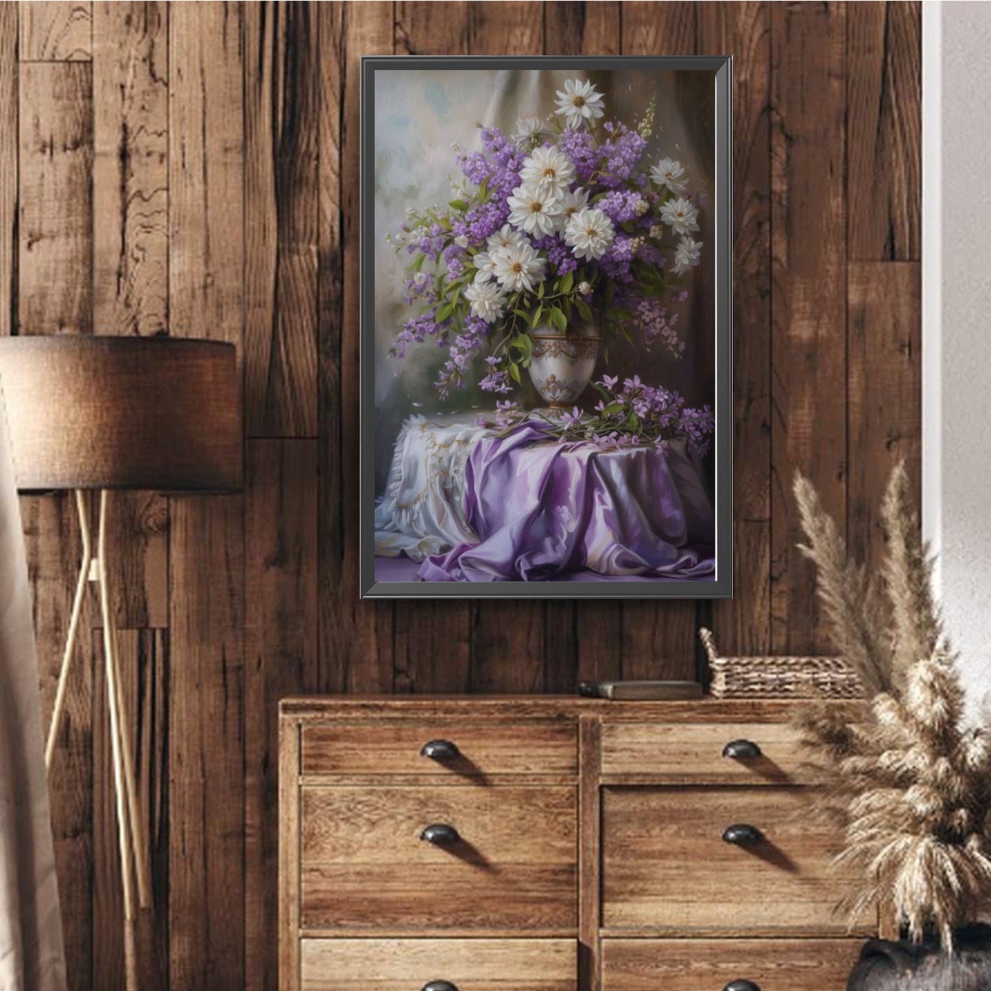 Vase - Full Round Drill Diamond Painting 40*60CM