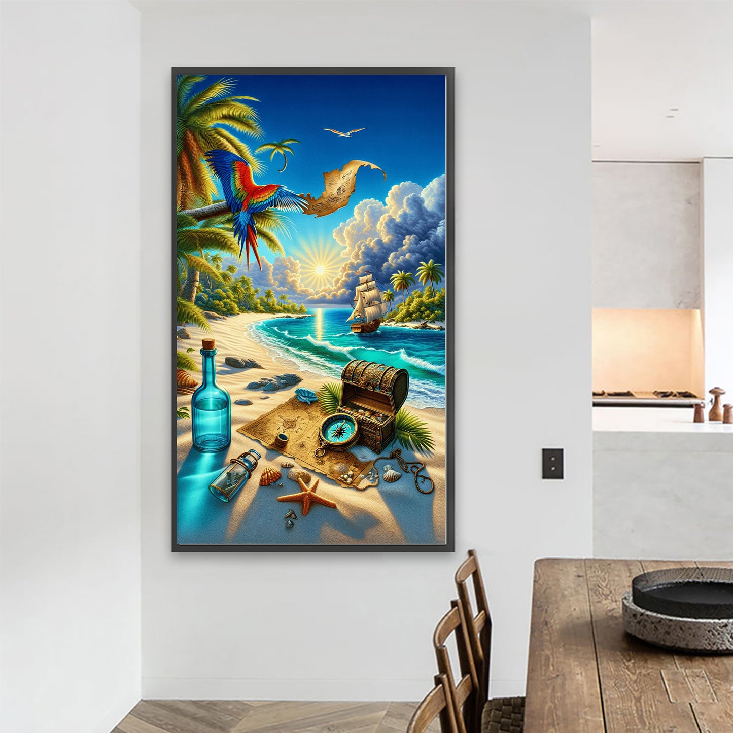 Seaside - Full Round Drill Diamond Painting 40*70CM