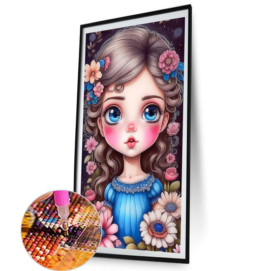Girl - Partial AB Full Round Drill Diamond Painting 40*70CM