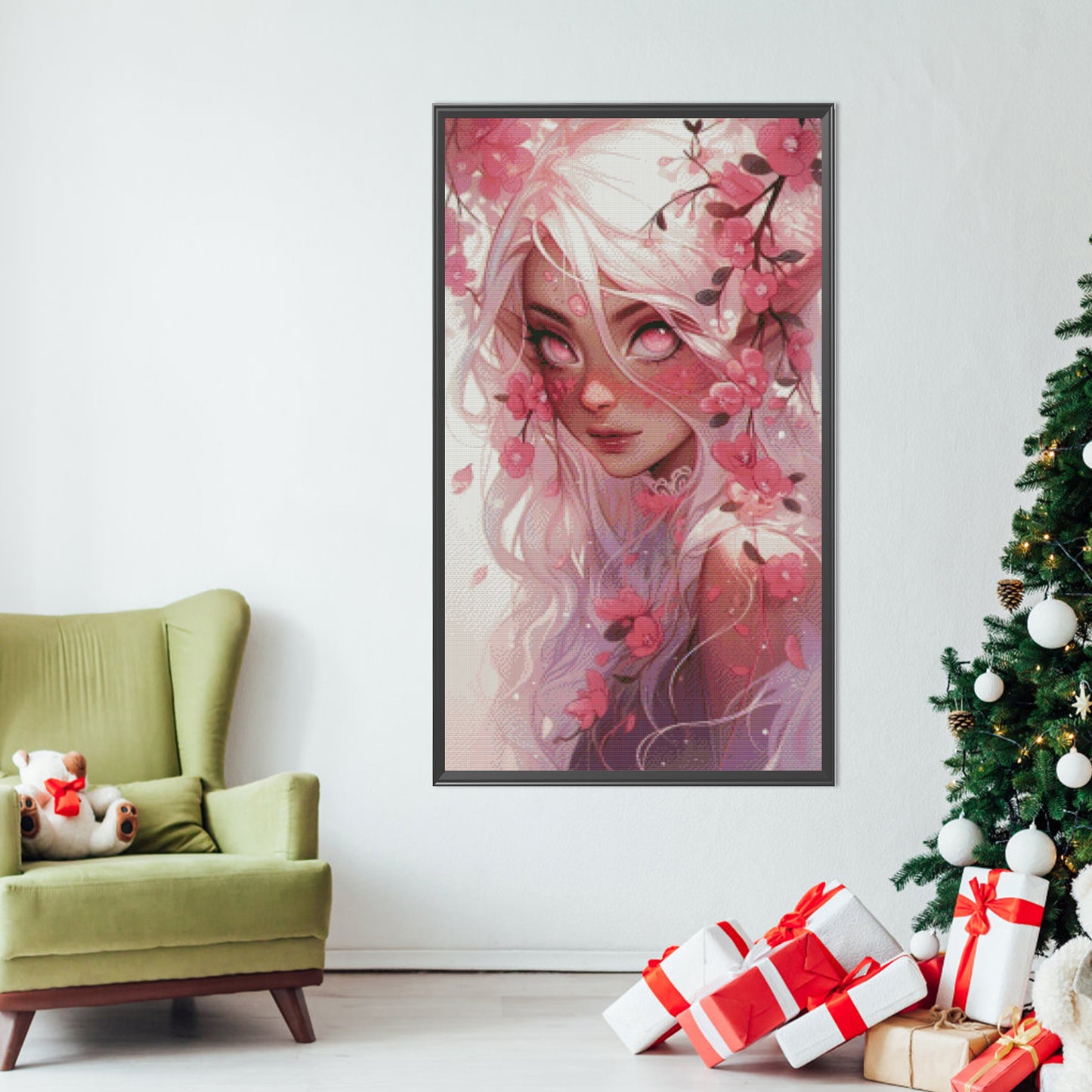 Girl - Partial AB Full Round Drill Diamond Painting 40*70CM