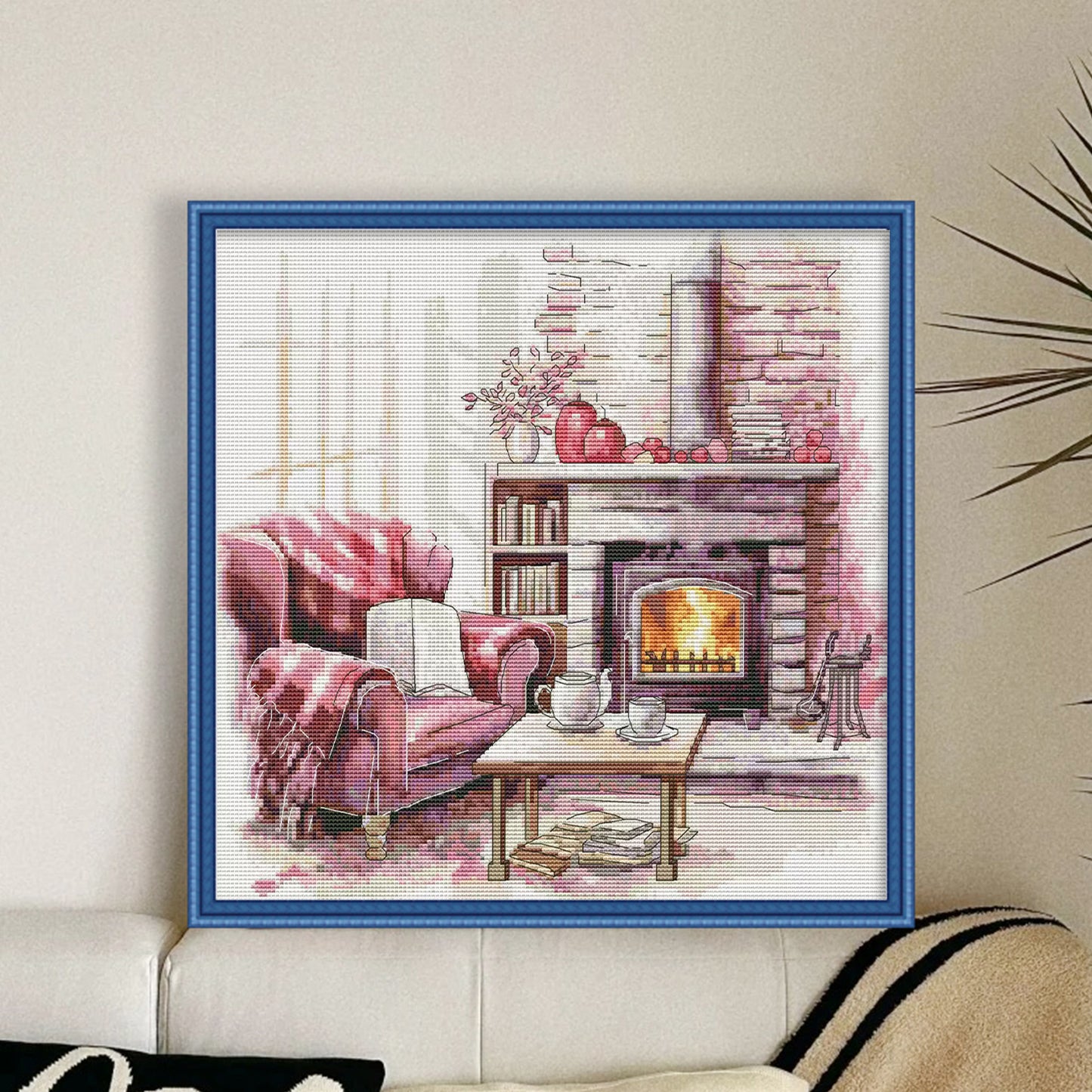 Comfortable Morning - 14CT Stamped Cross Stitch 40*40CM (Egyptian cotton)(Fairy Brand)