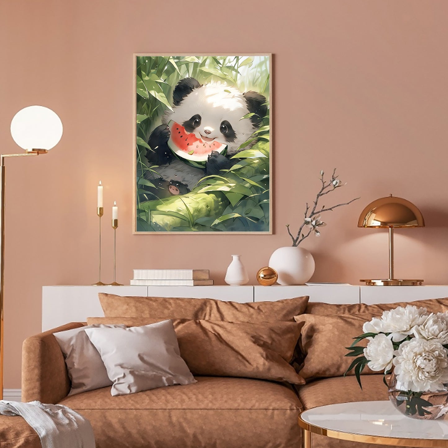 Panda - Full Round Drill Diamond Painting 30*40CM