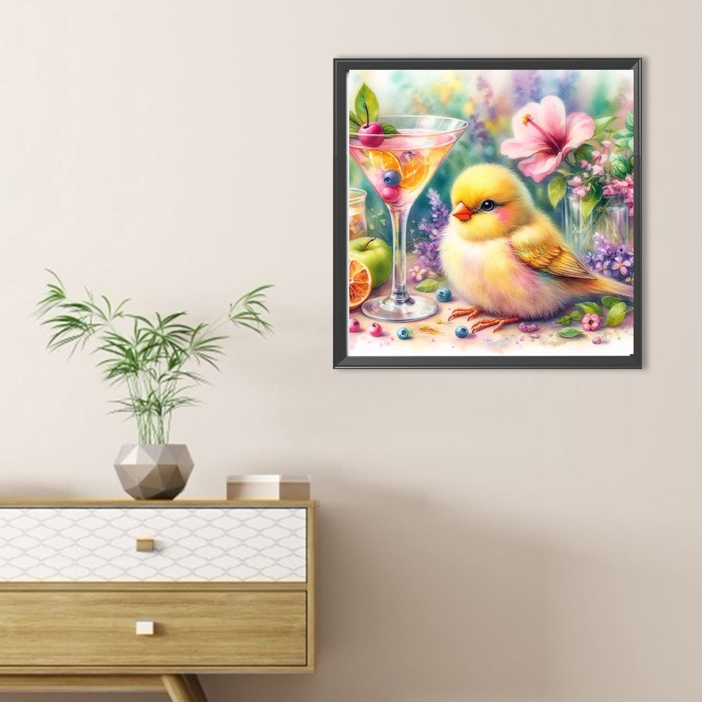 Flowers And Birds - Full Round Drill Diamond Painting 30*30CM